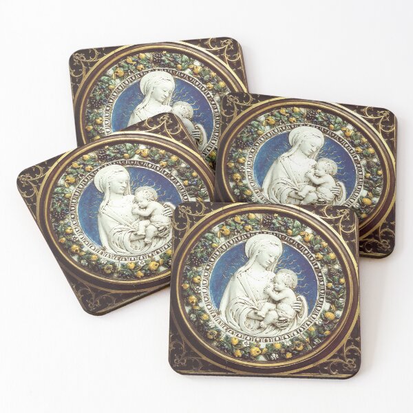 Item preview, MADONNA WITH CHILD FLORAL CROWN WITH FRUITS designed and sold by BulganLumini.