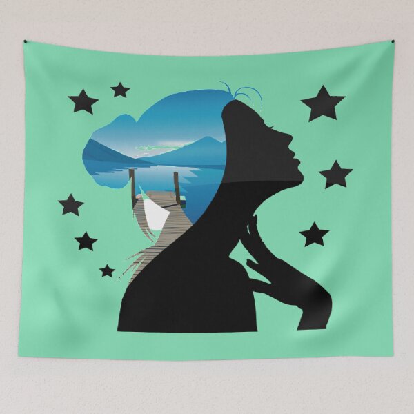 Item preview, Mountain Woman Art designed and sold by customgiftstore.