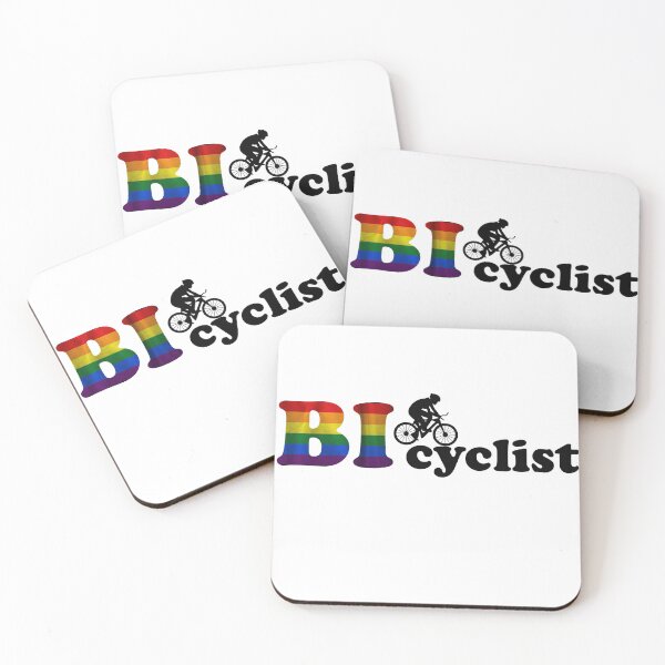 Item preview, Bicyclist Bisexual Cyclist, LGBTQ Cycling Bicycle Lover Gift Idea  designed and sold by tawscolors.