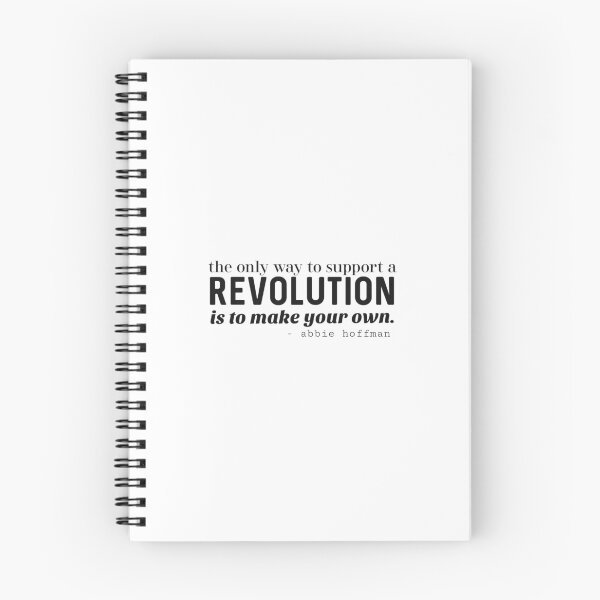 Item preview, abbie hoffman- revolution quote designed and sold by sophnoelle.