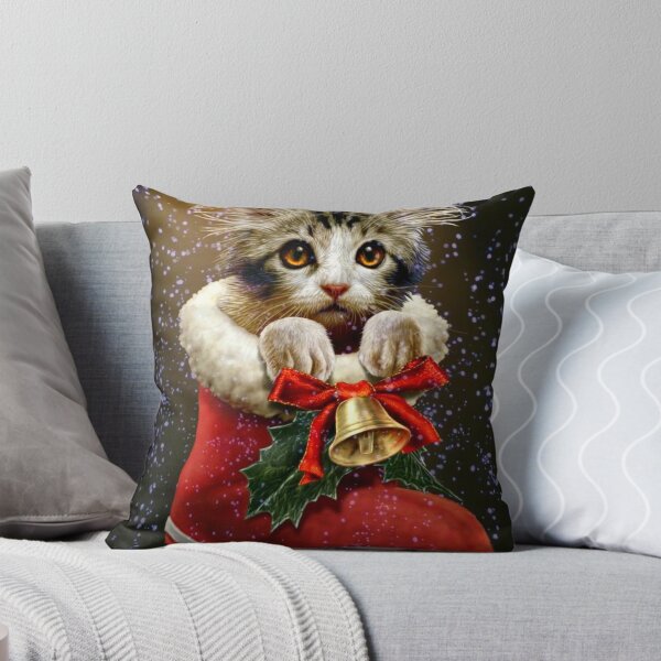 Item preview, Christmas bell with cute kitty designed and sold by Hinakhan59241.