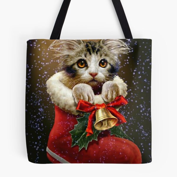 Item preview, Christmas bell with cute kitty designed and sold by Hinakhan59241.