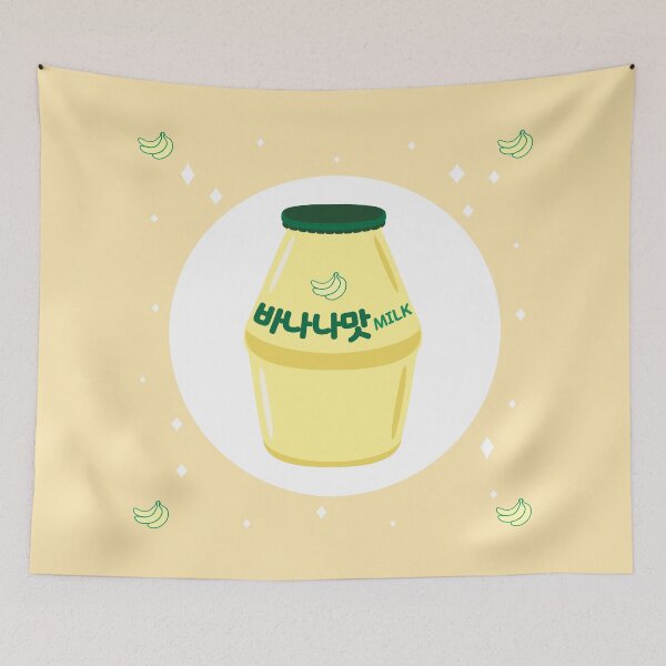 Item preview, Korean Banana Flavored Milk | 한국 | Korean Beverage designed and sold by Akinno.