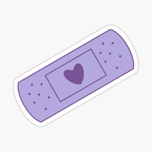 Item preview, Love plaster purple  designed and sold by silviasusinart.