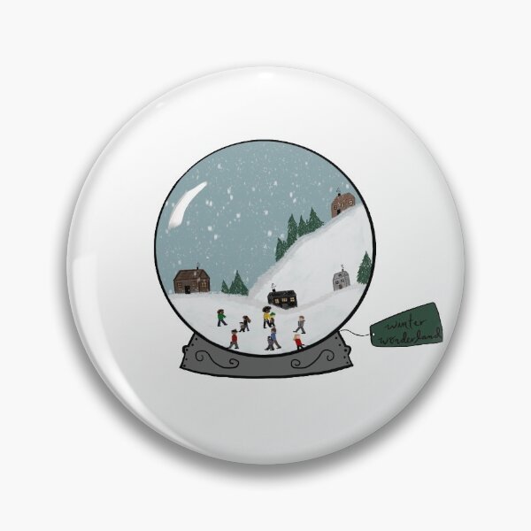 Item preview, Winter Snowglobe with People  designed and sold by Cassandra Chung.