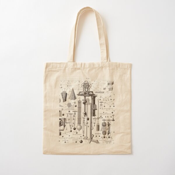 Vintage Science and Engineering Poster Cotton Tote Bag