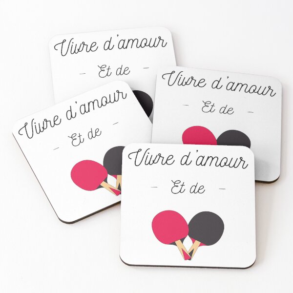 Item preview, Live on love and ping pong designed and sold by Curlyhaire.
