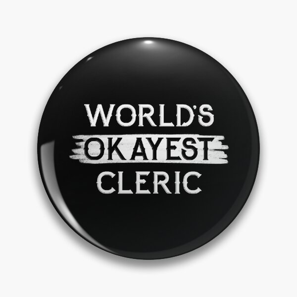 Item preview, Worlds Okayest Cleric designed and sold by NikStore.
