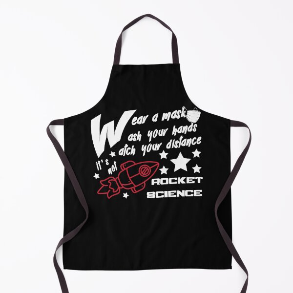 Item preview, Corona Rules Are Not Rocket Science Mask Distance designed and sold by OmmeDesigns.