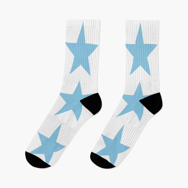 Item preview, Large BABY BLUE and WHITE STARS  designed and sold by RachelMacht.