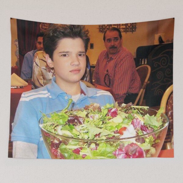 Item preview, Freddy with Salad talestry designed and sold by fabstickers.