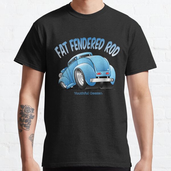 Fat Fendered Rod Cartoon Car Toon Classic T-Shirt