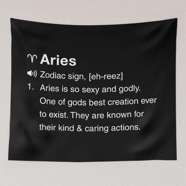 Item preview, Funny Aries Definition Zodiac Sign  designed and sold by Funny-Vintage.