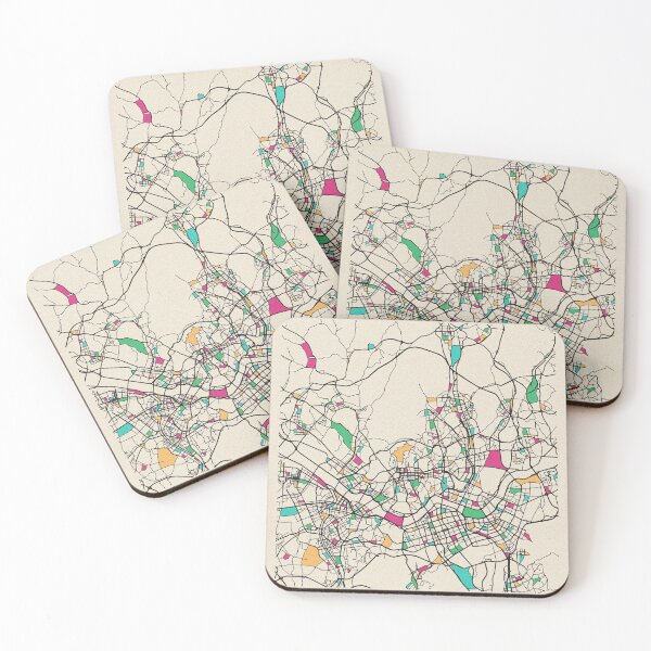 Item preview, Seoul, South Korea Street Map designed and sold by A Deniz Akerman.