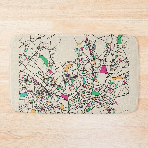 Item preview, Seoul, South Korea Street Map designed and sold by A Deniz Akerman.