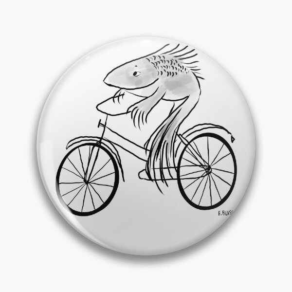 Item preview, fish on bikes designed and sold by swellart.