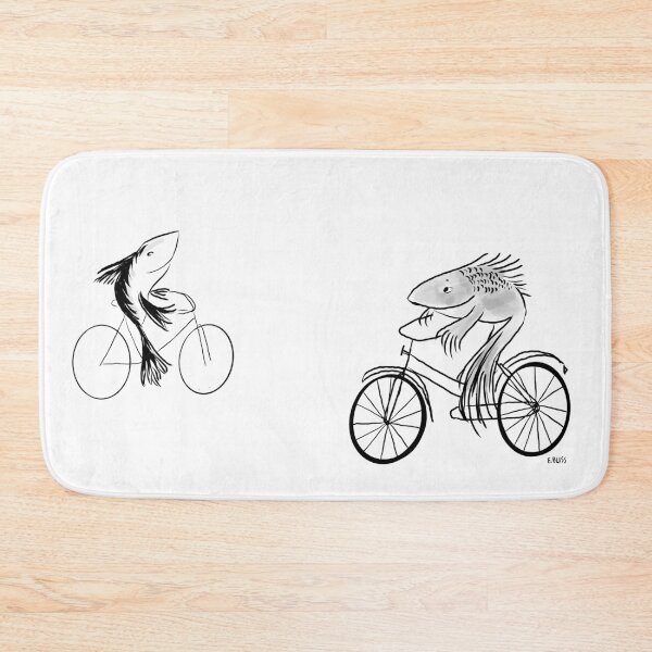 Item preview, fish on bikes designed and sold by swellart.