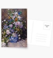 Pierre Auguste-Renoir 'Grande Vase Di Fiori' Postcards