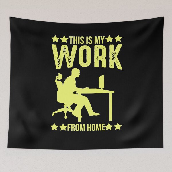 Item preview, Home office funny home work designed and sold by Imutobi.