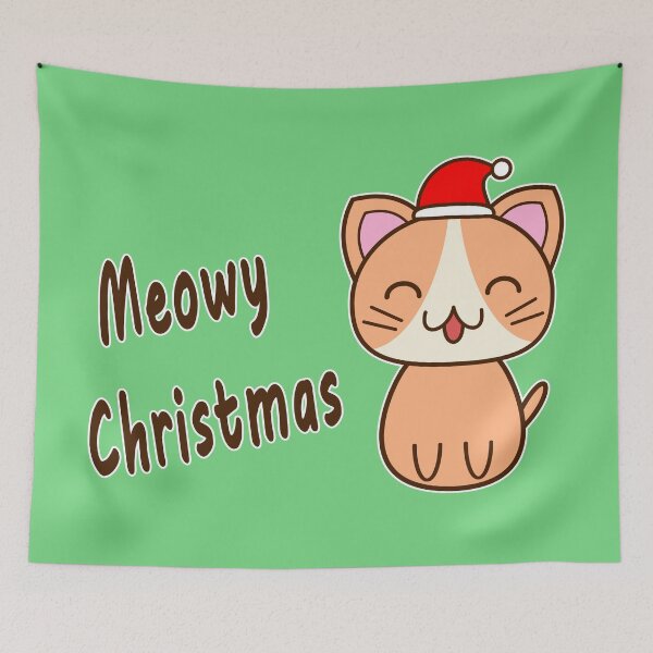 Item preview, Meowy Christmas 2 designed and sold by usernamenaijan.