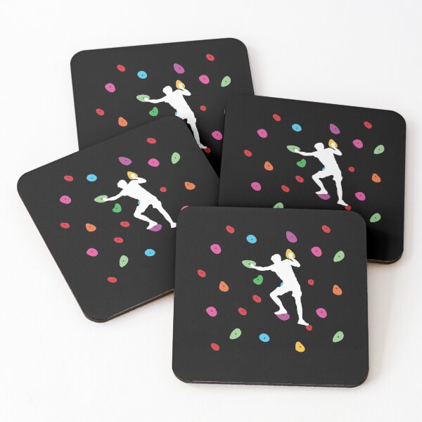 Item preview, Bouldering climbers - Colorful climbing wall - Boulderer designed and sold by Lenny Stahl.