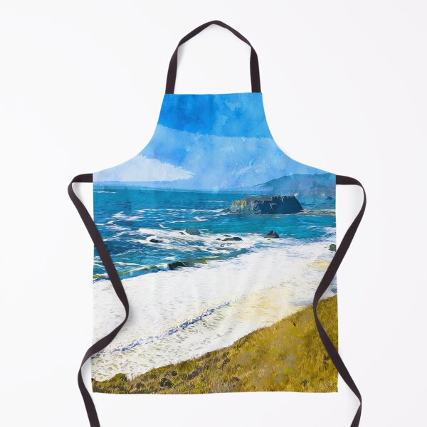 Item preview, As the Waves Crash - A Rocky Beach Landscape designed and sold by TheBearandBunny.