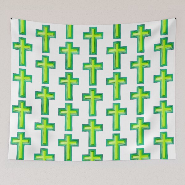 Item preview, Green 3 Layered Cross designed and sold by NeedlingGod.