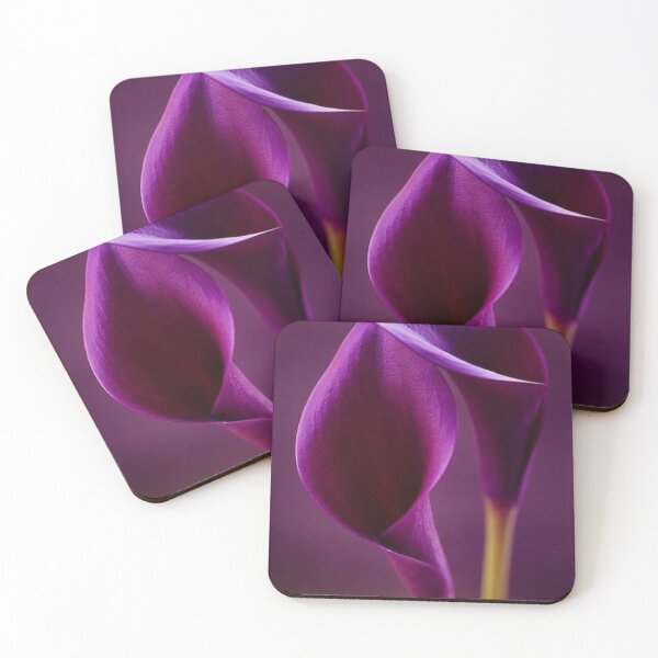 Item preview, TWINS FLOWERS PURPLE designed and sold by ELEGANZZIA.