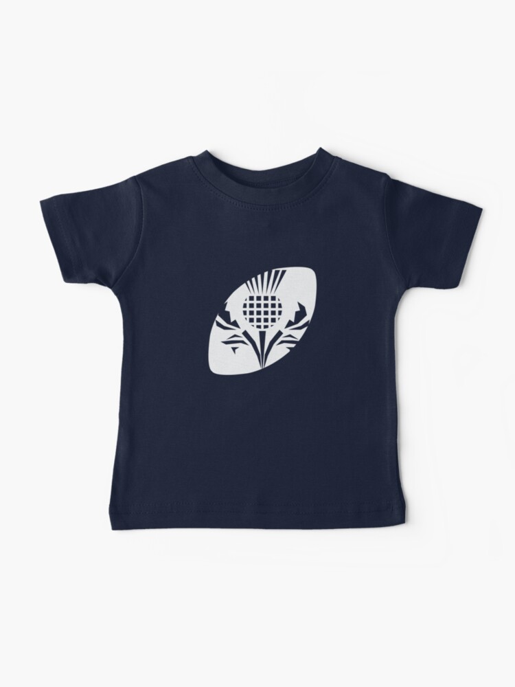 Thumbnail 1 of 2, Baby T-Shirt, Rugby Scotland designed and sold by fimbisdesigns.