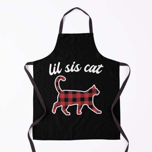 Item preview, CHRISTMAS CAT FAMILY MATCHING, CAT LITTLE SISTER , RED AND BLACK PLAID, BUFFALO PLAID, CHRISTMAS PAJAMA LITTLE SIS designed and sold by TheFirstOne.