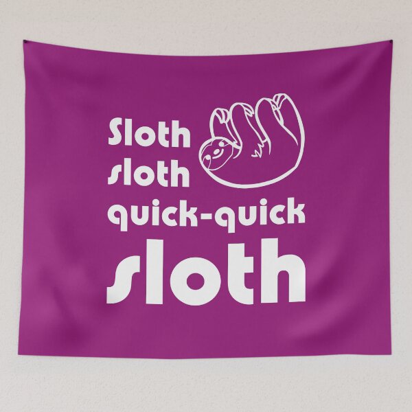 Item preview, Sloth sloth quick quick sloth funny ballroom dance designed and sold by NaughtyGoose.