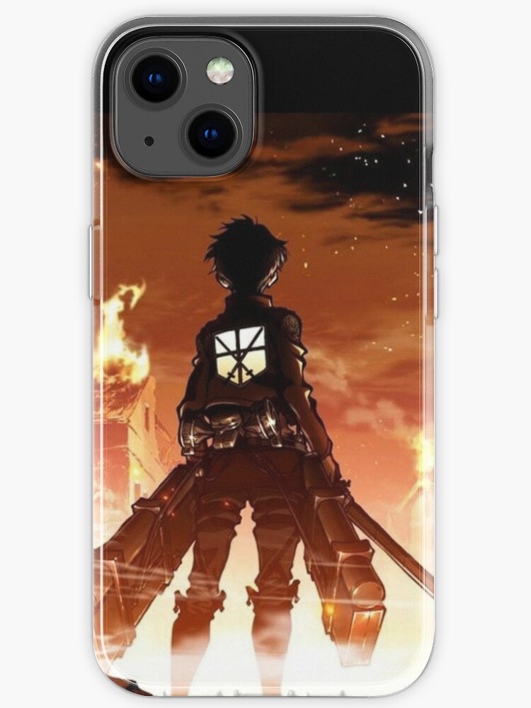 Attack On Titan Wallpaper Eren Iphone Case For Sale By Luckstar Redbubble