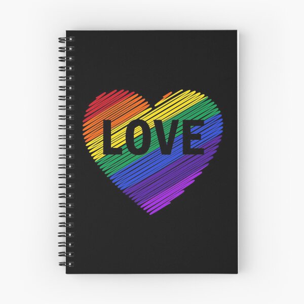 Item preview, Love in a rainbow-coloured heart (second version) designed and sold by Powerful-M.
