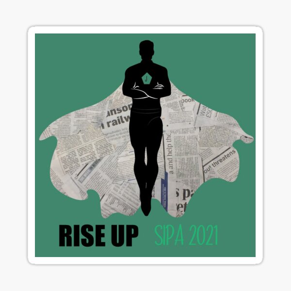 Rise Up 2021 Print Journalist Hero Sticker
