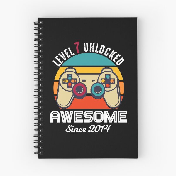 Item preview, Level 7 Unlocked Birthday Awesome Since 2014 designed and sold by RandomStuffShop.