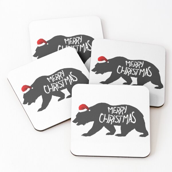 Item preview, merry christmas - bear designed and sold by bas19101.