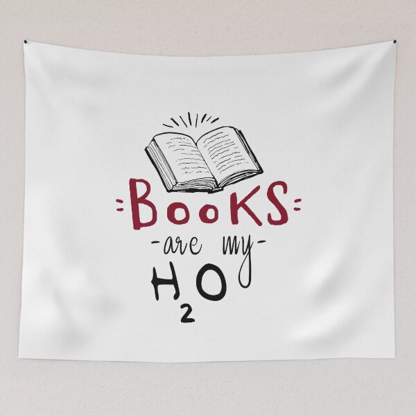 Item preview, Books Are My H2O designed and sold by SmartStyle.