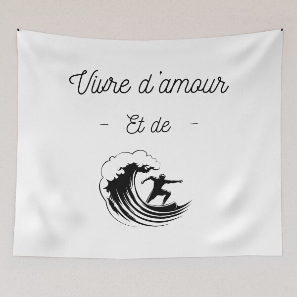 Item preview, Live on love and surf designed and sold by Curlyhaire.