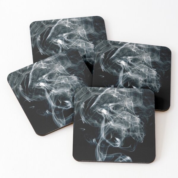 Item preview, White smoke in the black background  designed and sold by Rajzone.