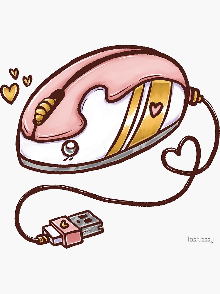 "Cute Computer Mouse" Sticker for Sale by IasNessy Redbubble