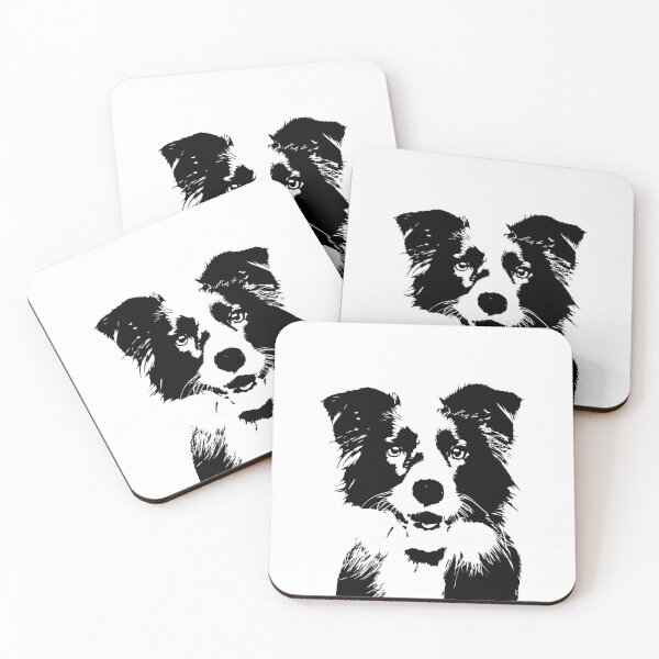 Item preview, Border Collie Minimalist Dog designed and sold by Whoofster.