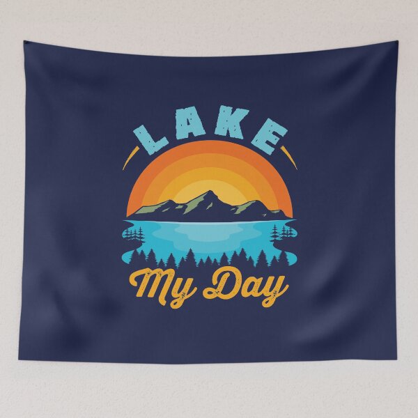 Item preview, Lake My Day Boating Fishing Camping Lake Bum designed and sold by jaygo.