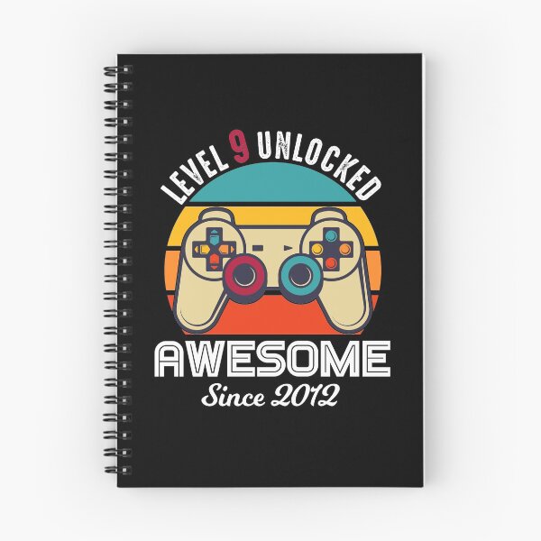 Item preview, Level 9 Unlocked Birthday Awesome Since 2012 designed and sold by RandomStuffShop.