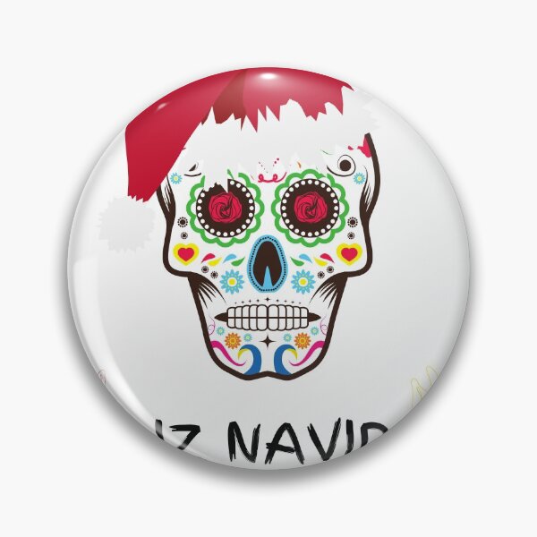 Item preview, Feliz Navidad  T-Shirt - Sugar Skulls Reindeer Santa Wearing Mask  designed and sold by Karim Hasraoui.