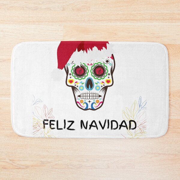 Item preview, Feliz Navidad  T-Shirt - Sugar Skulls Reindeer Santa Wearing Mask  designed and sold by Karim Hasraoui.