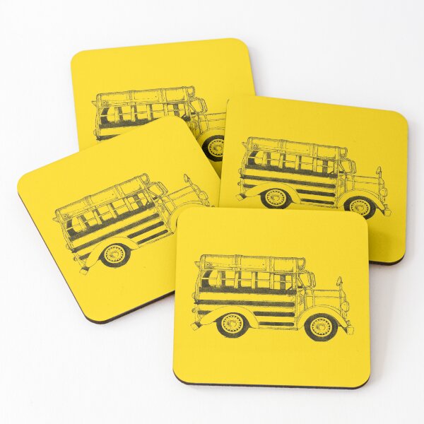 Item preview, Old School Bus Stipple Drawing designed and sold by J Teachey.