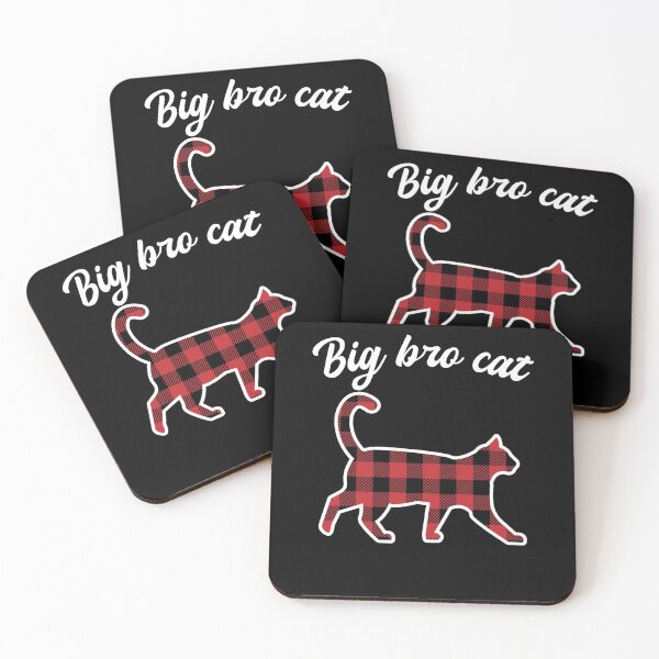 Item preview, CHRISTMAS CAT FAMILY MATCHING, CAT BIG BROTHER, RED AND BLACK PLAID, BUFFALO PLAID, CHRISTMAS PAJAMA BIG BROTHER designed and sold by TheFirstOne.
