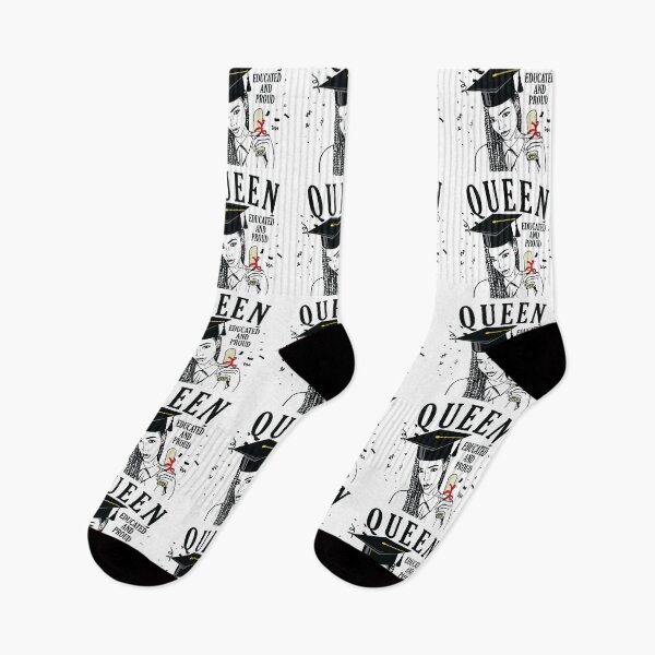 Item preview, Queen, Educated and Proud designed and sold by WearThePositive.