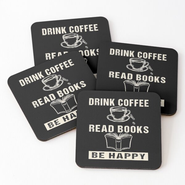 Item preview, Drink Coffee, Read Books, Be Happy designed and sold by SmartStyle.