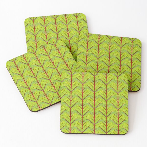 Item preview, Feuille veinée rouge (pattern) designed and sold by Yampimon.